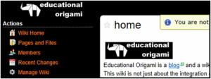 Educational Origami Wiki Home Page